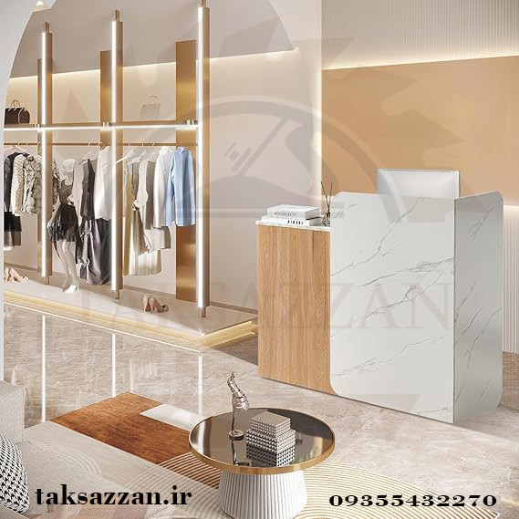 میز کانتر پیشخوان پذیرش و منشی مدل T267