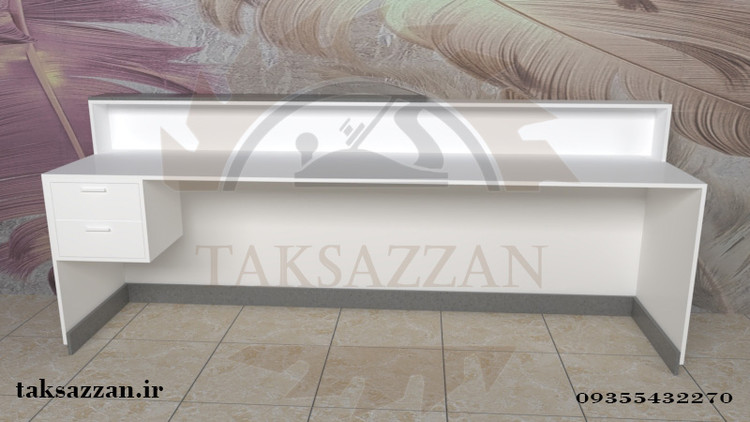 میز کانتر پیشخوان پذیرش و منشی مدل T425