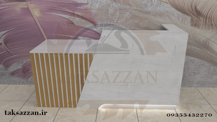 میز کانتر پیشخوان پذیرش و منشی مدل T435