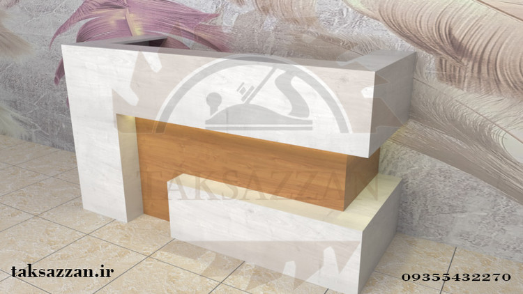 میز کانتر پیشخوان پذیرش و منشی مدل T235
