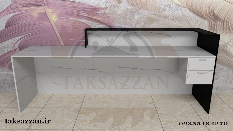 میز کانتر پیشخوان پذیرش و منشی مدل T231